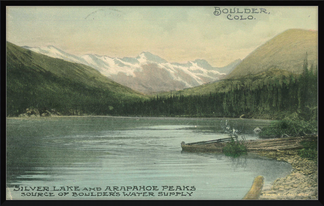 Silver Lake and Arapahoe Peaks Source of Boulder's Water Supply