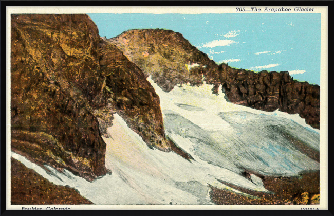 The Arapahoe Glacier, Boulder, Colorado