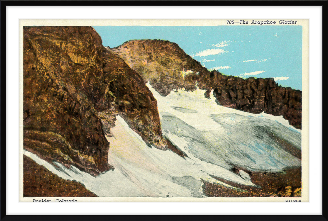 The Arapahoe Glacier, Boulder, Colorado