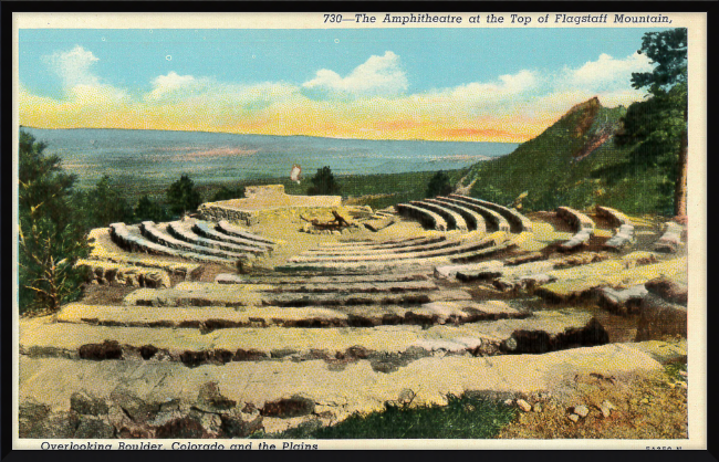 The Amphitheatre at the Top of Flagstaff Mountain