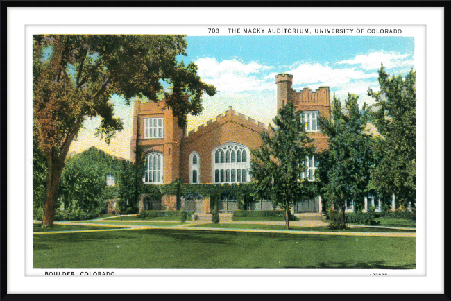 The Macky Auditorium, University of Colorado