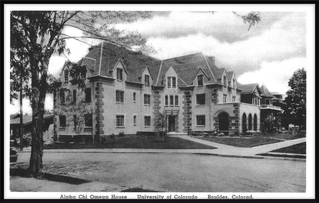 Alpha Chi Omega House, Boulder