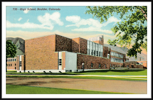 High School, Boulder, Colorado