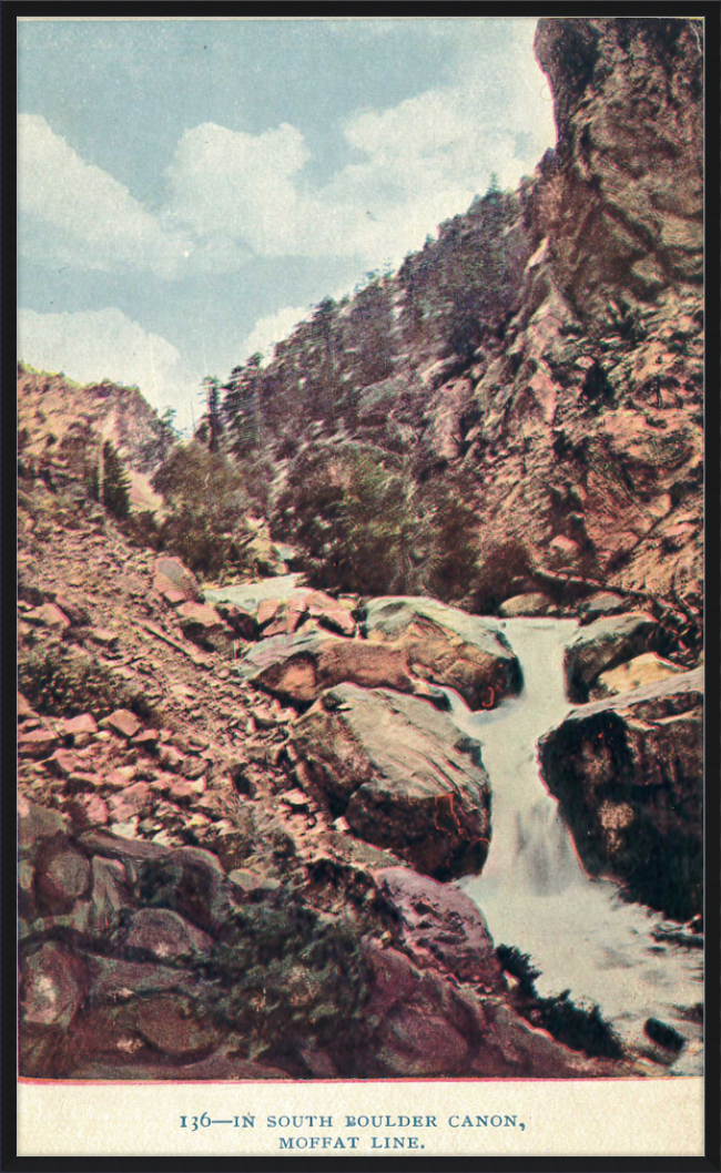 South Boulder Canon, Moffat Line