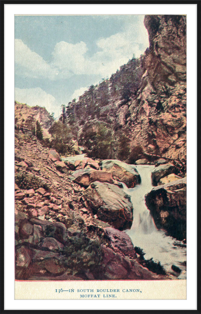 South Boulder Canon, Moffat Line