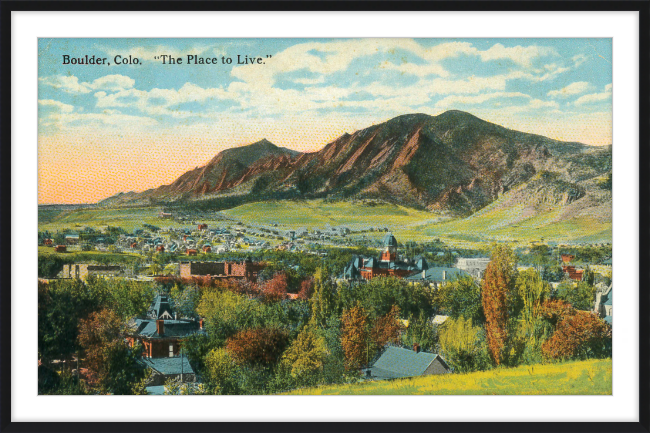 Boulder, Colo "The Place To Live"