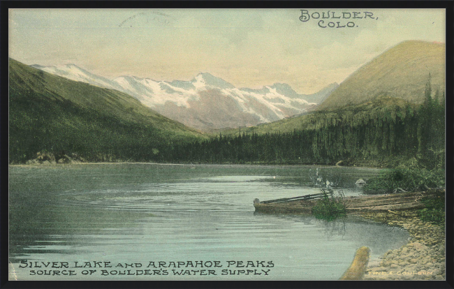 Silver Lake and Arapahoe Peaks Source of Boulder's Water Supply