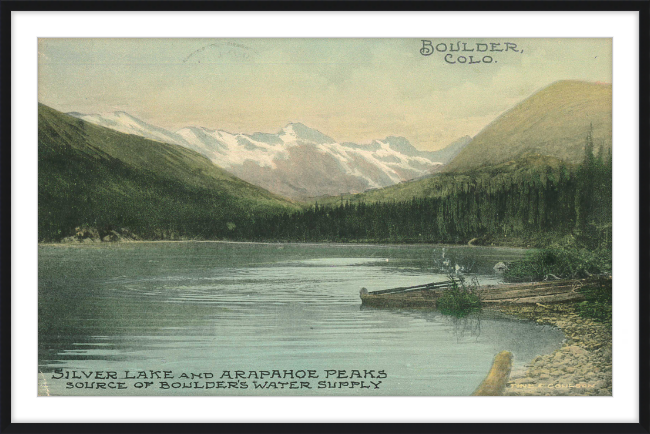 Silver Lake and Arapahoe Peaks Source of Boulder's Water Supply