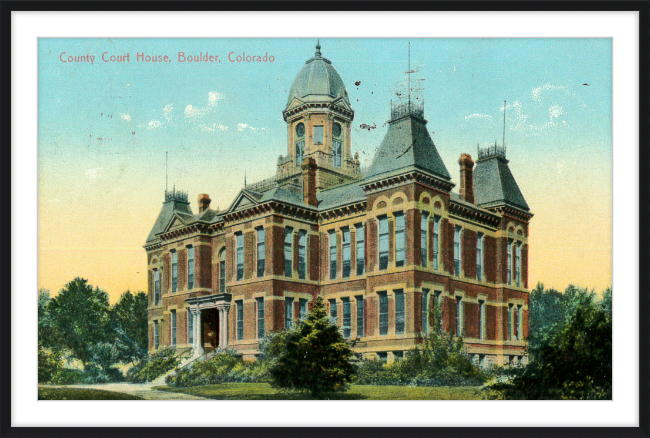 County Court House, Boulder, Colorado