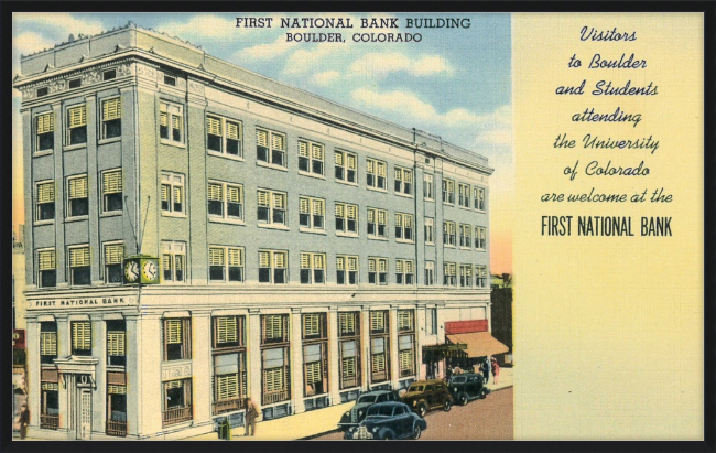 First National Bank Building Boulder, Colorado