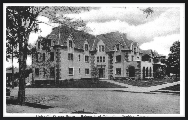 Alpha Chi Omega House, Boulder