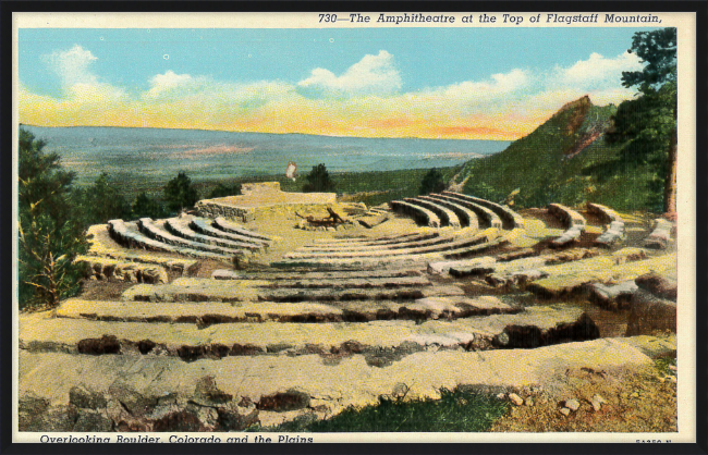 The Amphitheatre at the Top of Flagstaff Mountain