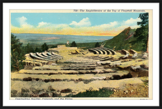 The Amphitheatre at the Top of Flagstaff Mountain