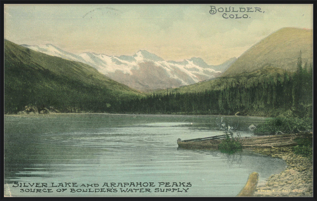 Silver Lake and Arapahoe Peaks Source of Boulder's Water Supply