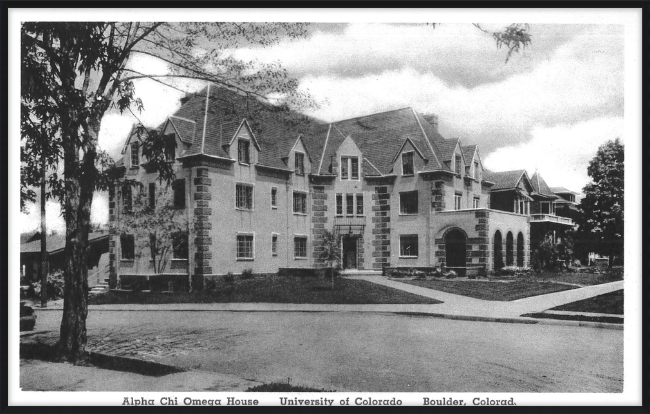 Alpha Chi Omega House, Boulder