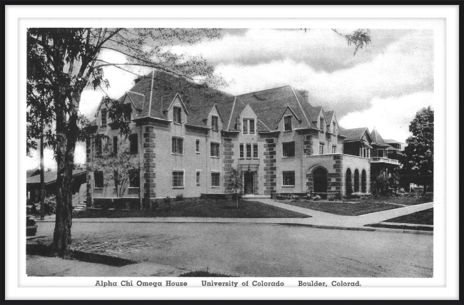 Alpha Chi Omega House, Boulder