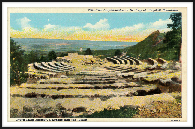 The Amphitheatre at the Top of Flagstaff Mountain