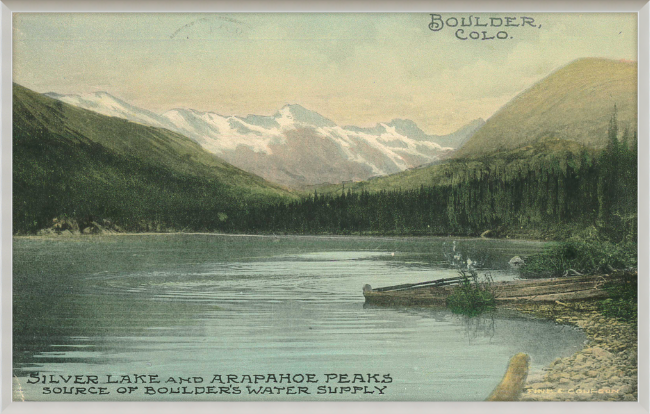 Silver Lake and Arapahoe Peaks Source of Boulder's Water Supply