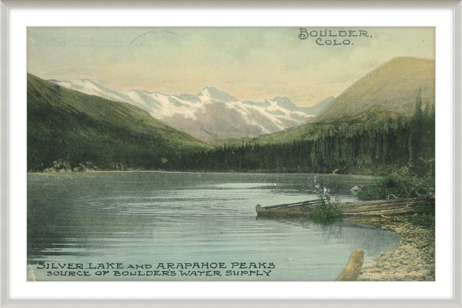 Silver Lake and Arapahoe Peaks Source of Boulder's Water Supply