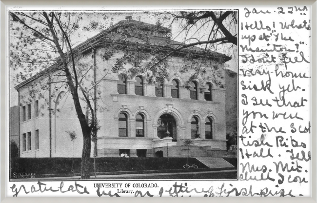 University of Colorado Library