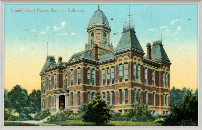 County Court House, Boulder, Colorado