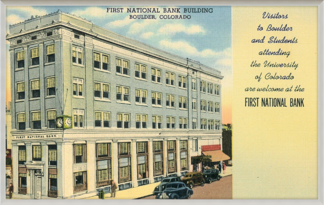 First National Bank Building Boulder, Colorado