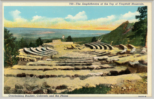 The Amphitheatre at the Top of Flagstaff Mountain