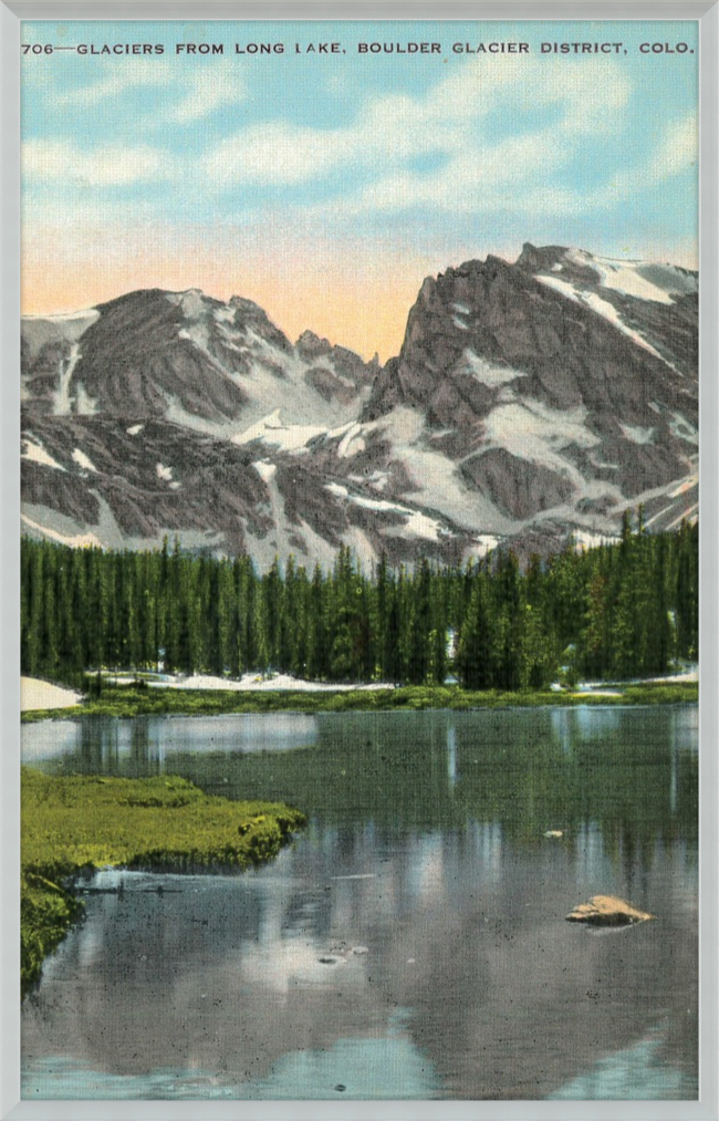 Glaciers from Long Lake, Boulder