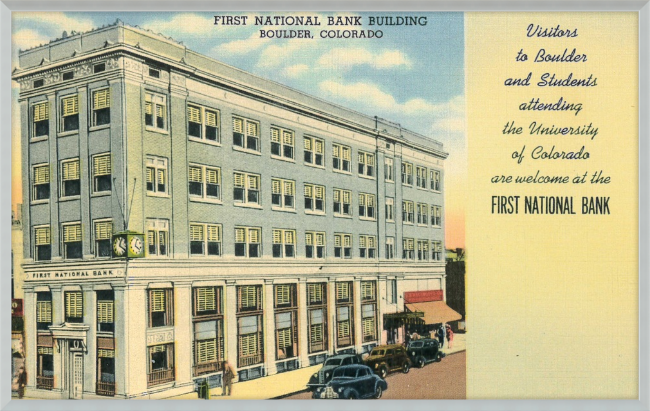 First National Bank Building Boulder, Colorado