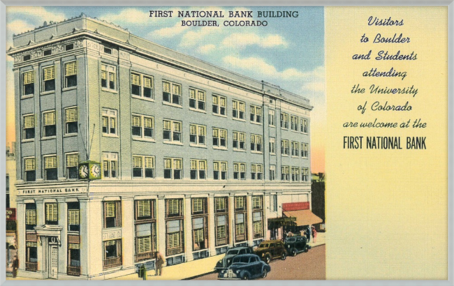 First National Bank Building Boulder, Colorado