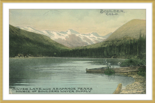 Silver Lake and Arapahoe Peaks Source of Boulder's Water Supply