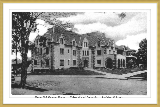 Alpha Chi Omega House, Boulder