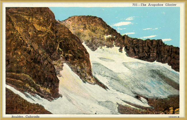 The Arapahoe Glacier, Boulder, Colorado