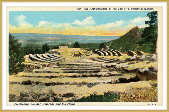 The Amphitheatre at the Top of Flagstaff Mountain