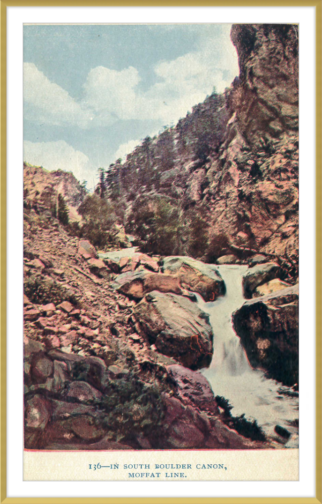 South Boulder Canon, Moffat Line