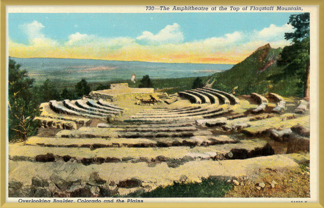 The Amphitheatre at the Top of Flagstaff Mountain