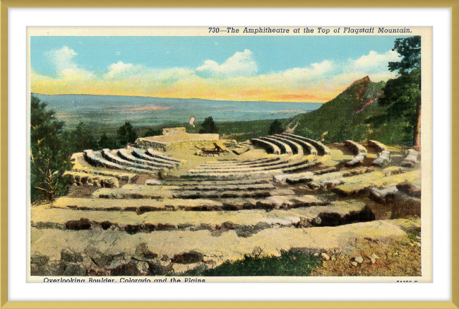 The Amphitheatre at the Top of Flagstaff Mountain