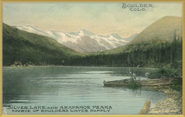 Silver Lake and Arapahoe Peaks Source of Boulder's Water Supply