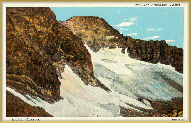 The Arapahoe Glacier, Boulder, Colorado
