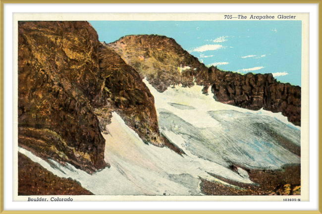 The Arapahoe Glacier, Boulder, Colorado