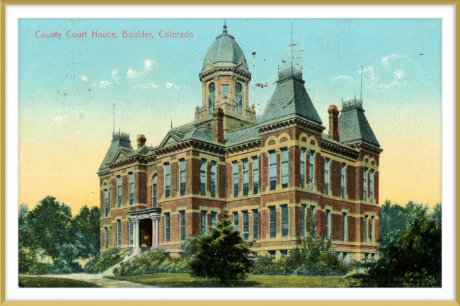 County Court House, Boulder, Colorado