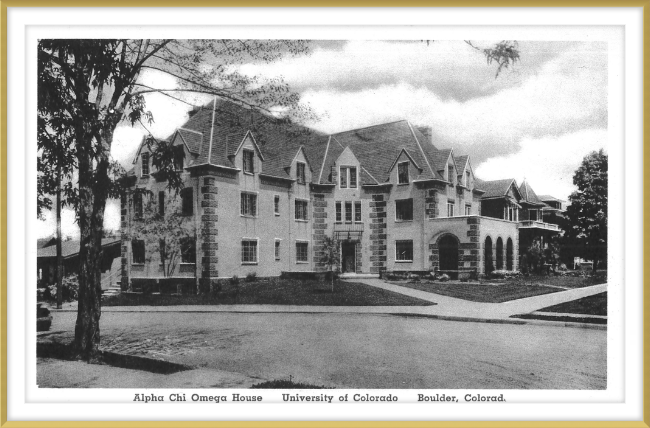 Alpha Chi Omega House, Boulder