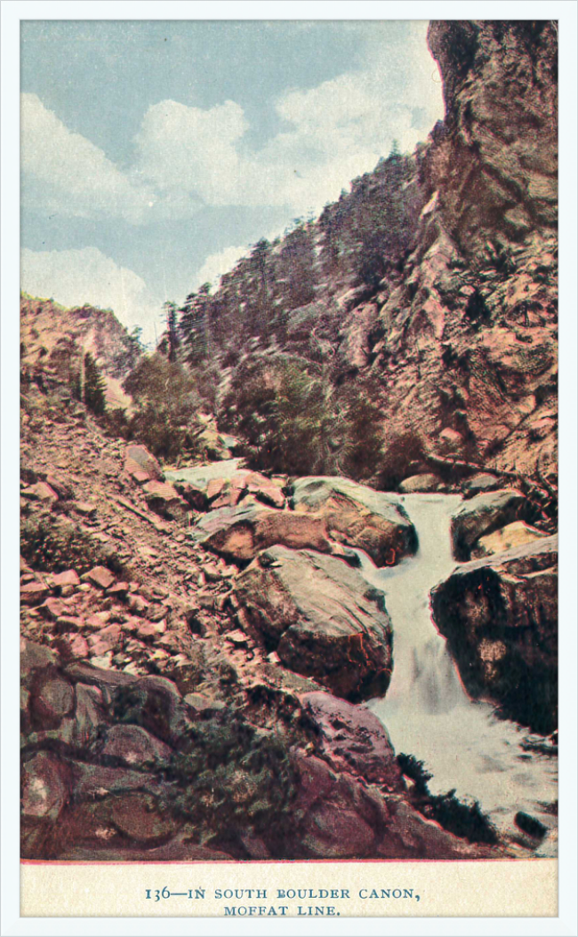 South Boulder Canon, Moffat Line