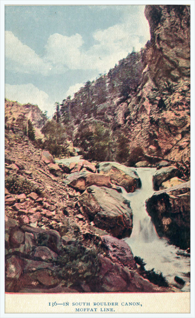 South Boulder Canon, Moffat Line