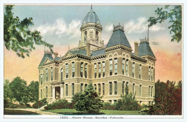 Court House, Boulder, Colorado