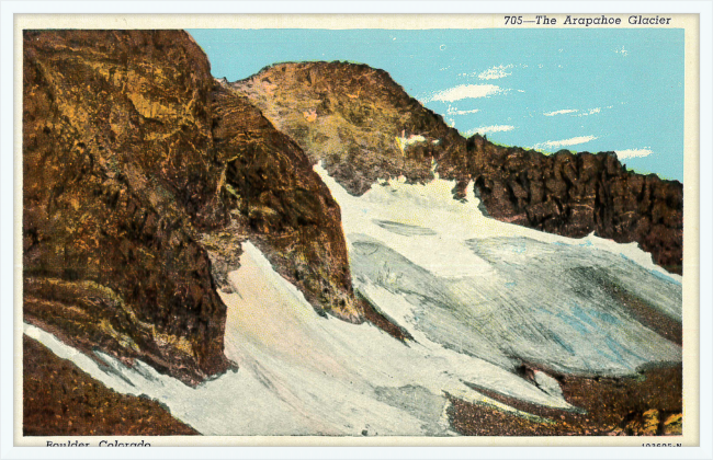 The Arapahoe Glacier, Boulder, Colorado