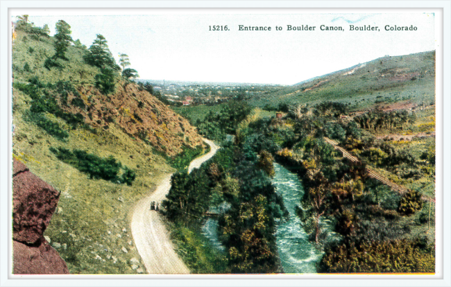 Entrance to Boulder Canon