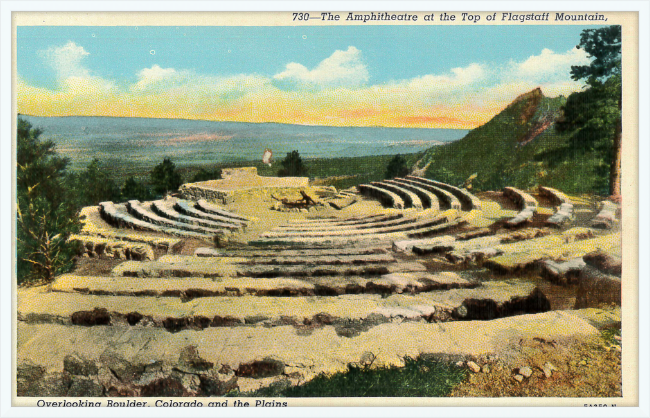 The Amphitheatre at the Top of Flagstaff Mountain