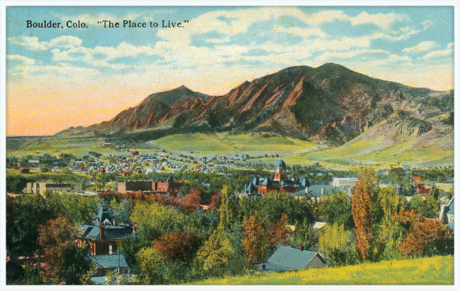 Boulder, Colo "The Place To Live"