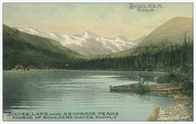 Silver Lake and Arapahoe Peaks Source of Boulder's Water Supply